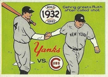 1970 Fleer World Series 029      1932 Yankees/Cubs#{(Babe Ruth#{and Lou Gehrig)